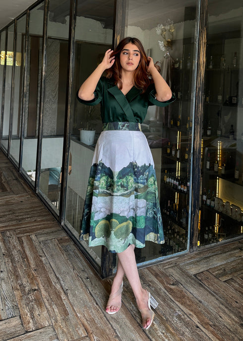 European Style Skirt Set